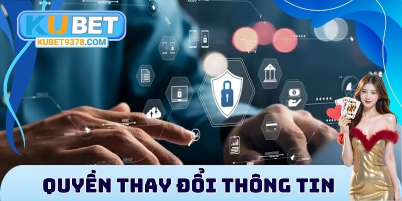 Cập nhật về việc thay đổi thông tin trong quyền riêng tư